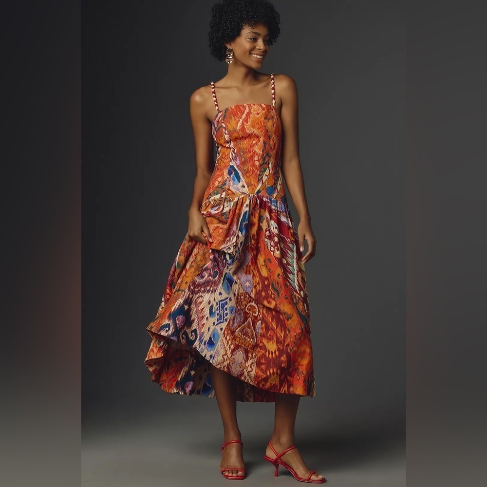 Farm Rio x Anthropologie Sleeveless Midi Dress